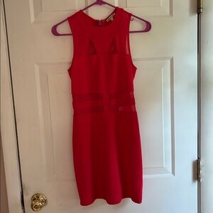 Charlotte Russe Vibrant Red Sleeveless dress